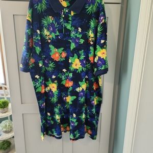 New Ralph Lauren Floral Polo Shirt
